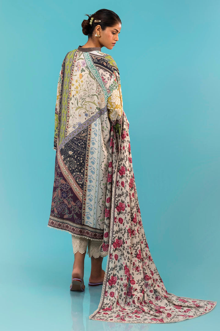 Sana Safinaz - H243-020B-2DI - Multi-Color - Printed - 2 Piece - Unstitch