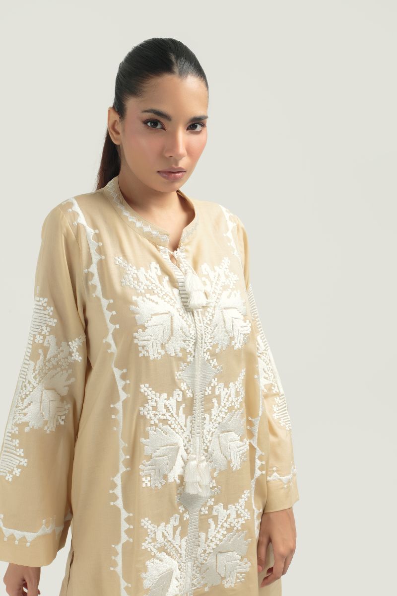 Nadiya Kassam - DIAR BEIGE - 1 Piece - Linen