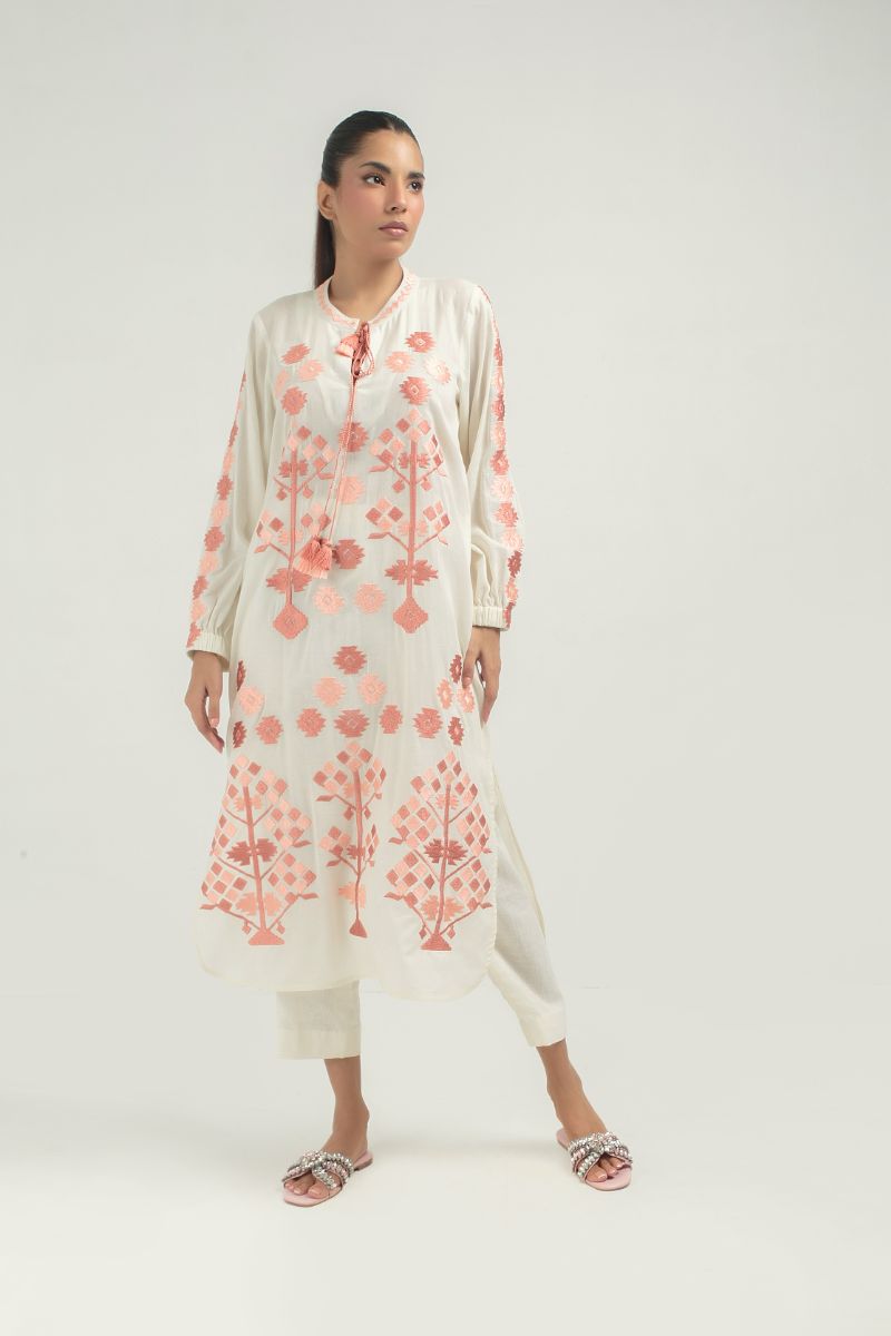 Nadiya Kassam - BAHAR PINK - 1 Piece - Linen