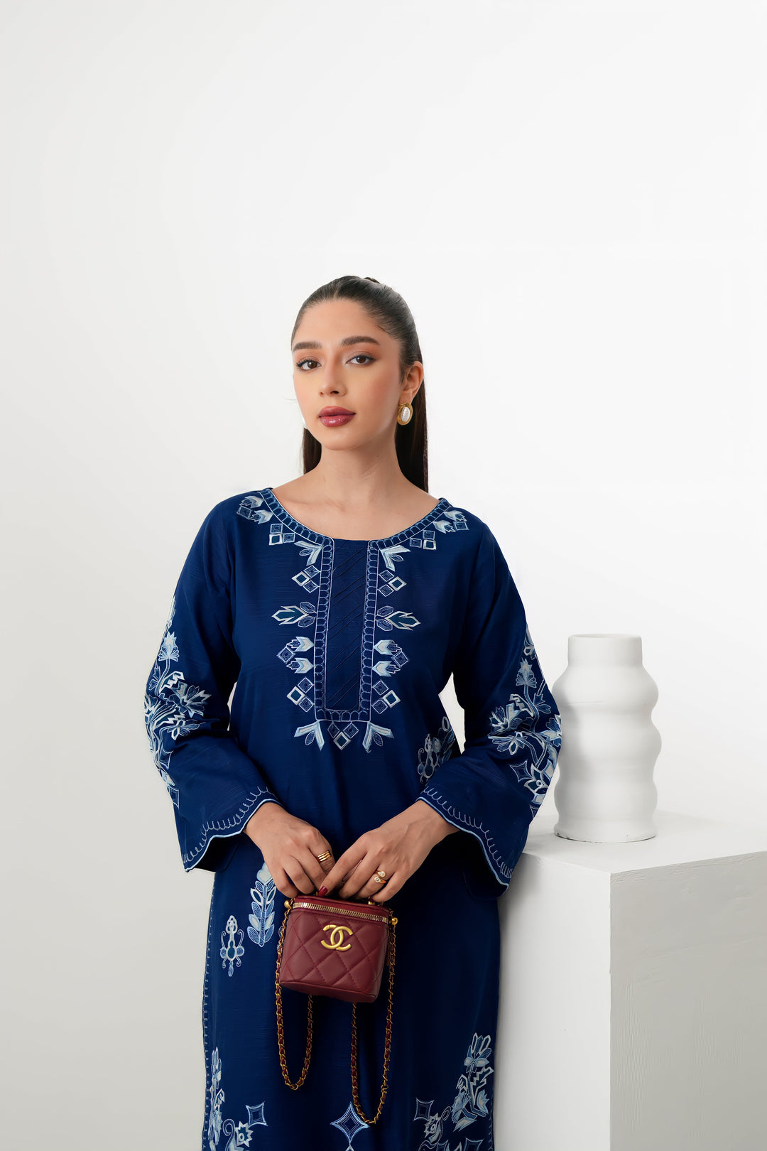 ZAIB - CECE LUXURY EMBROIDERED FALL SET (NPA2-24308)