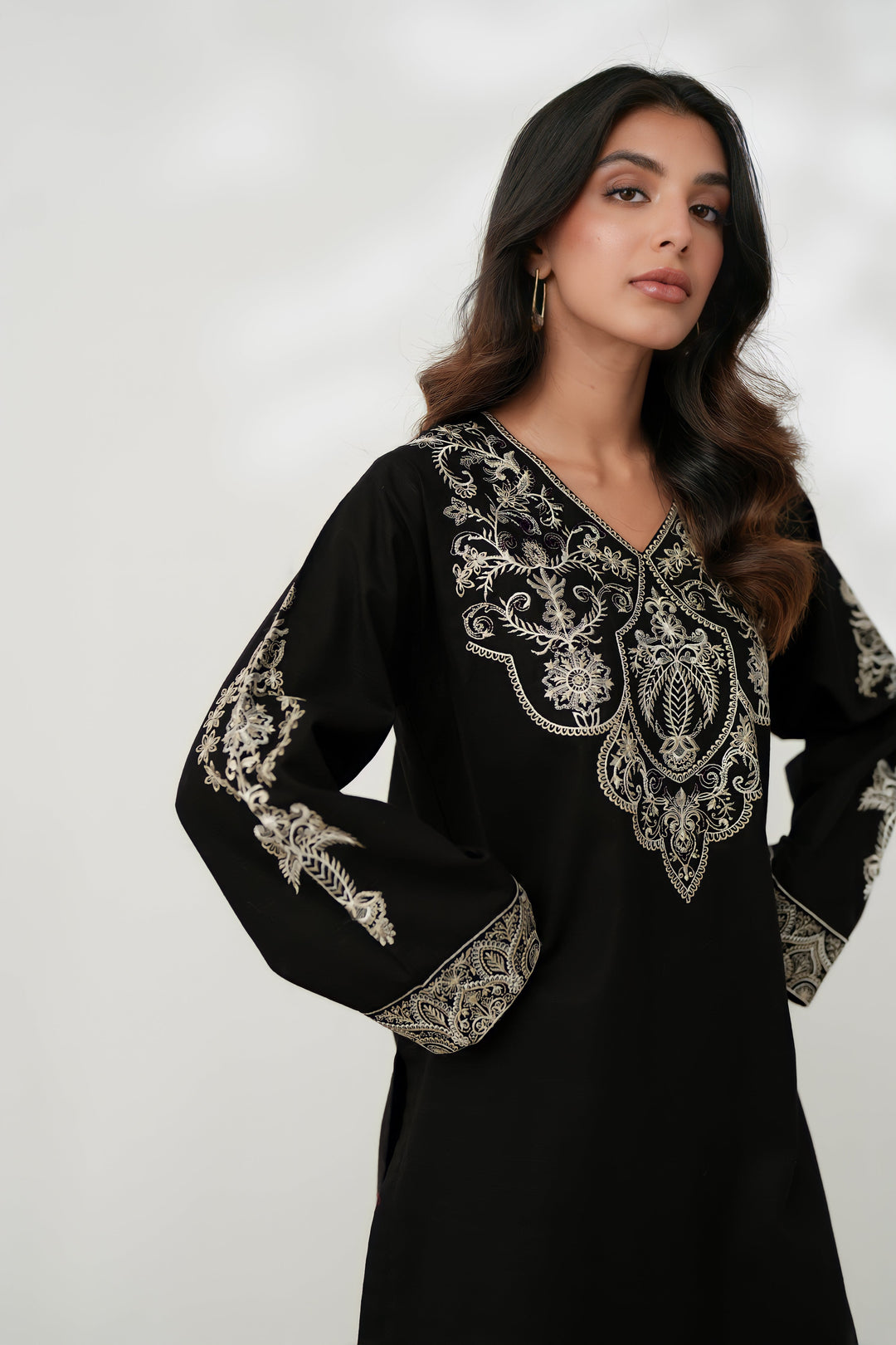 ZAIB - LUNA LUXURY EMBROIDERED FALL SET (NPA2-24309)