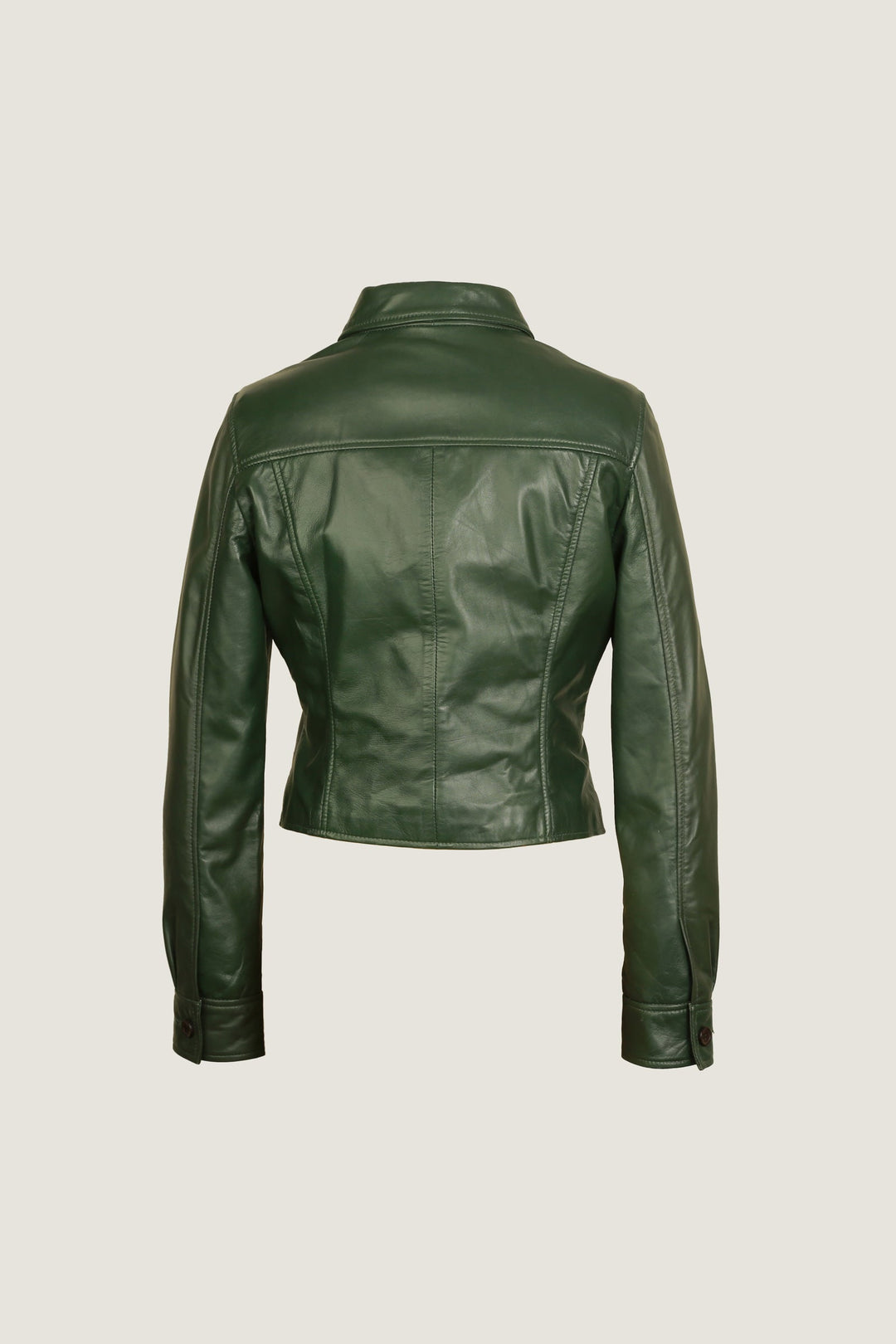 Novado - Women's Premium Leather Jacket - Green - 1 Piece