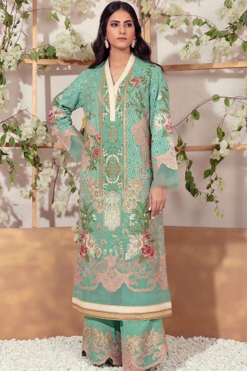 Shamaeel - EB-02 - Embroidered - 3 Piece - Studio by TCS