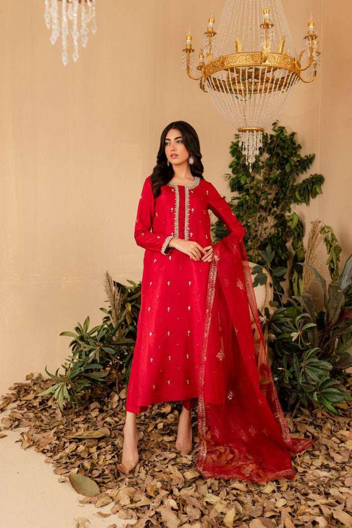 Allure by Ih - NYRA - CHERRY - Katan Silk - 3 Piece