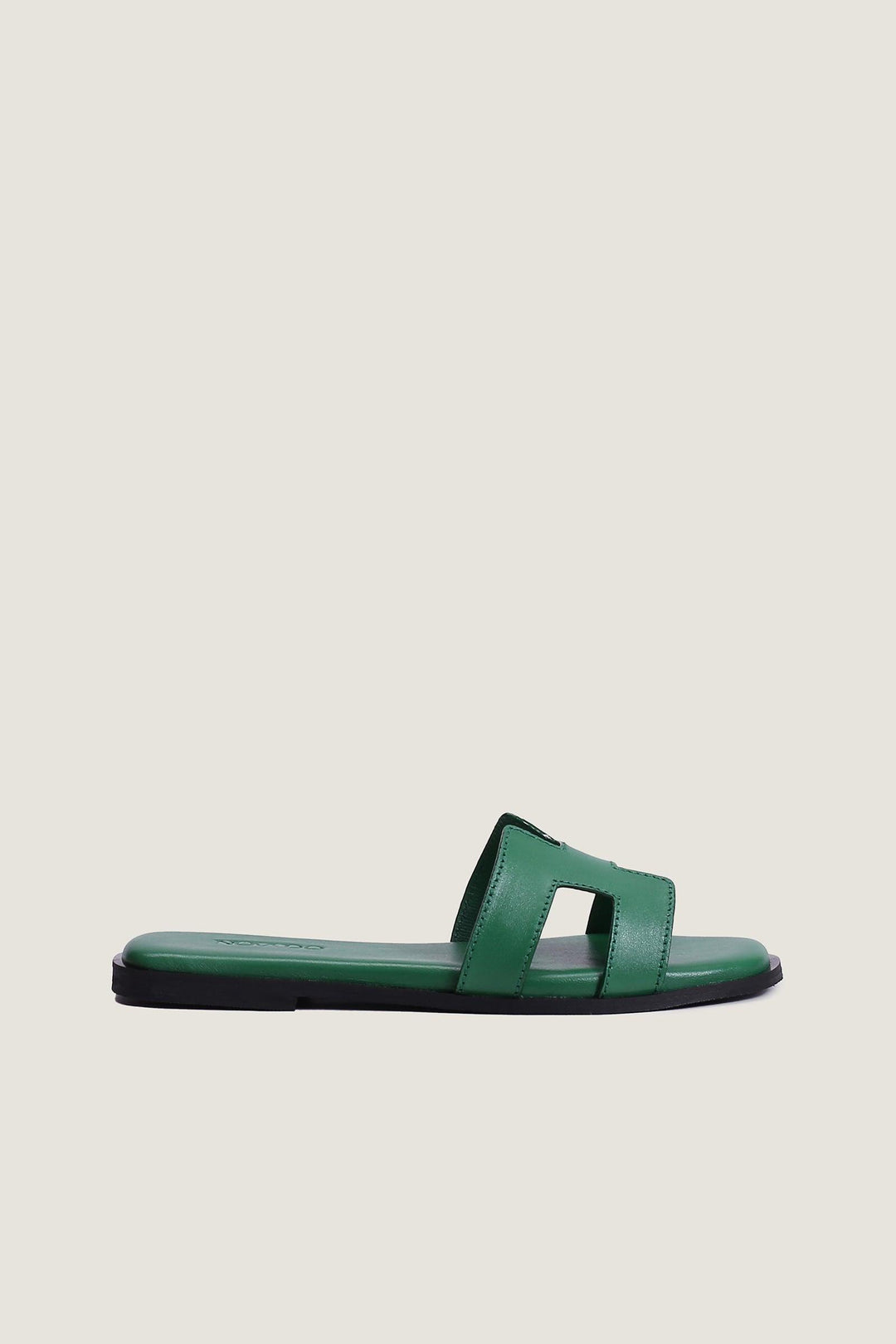 Novado - Women's H Style Leather Slipper - Green