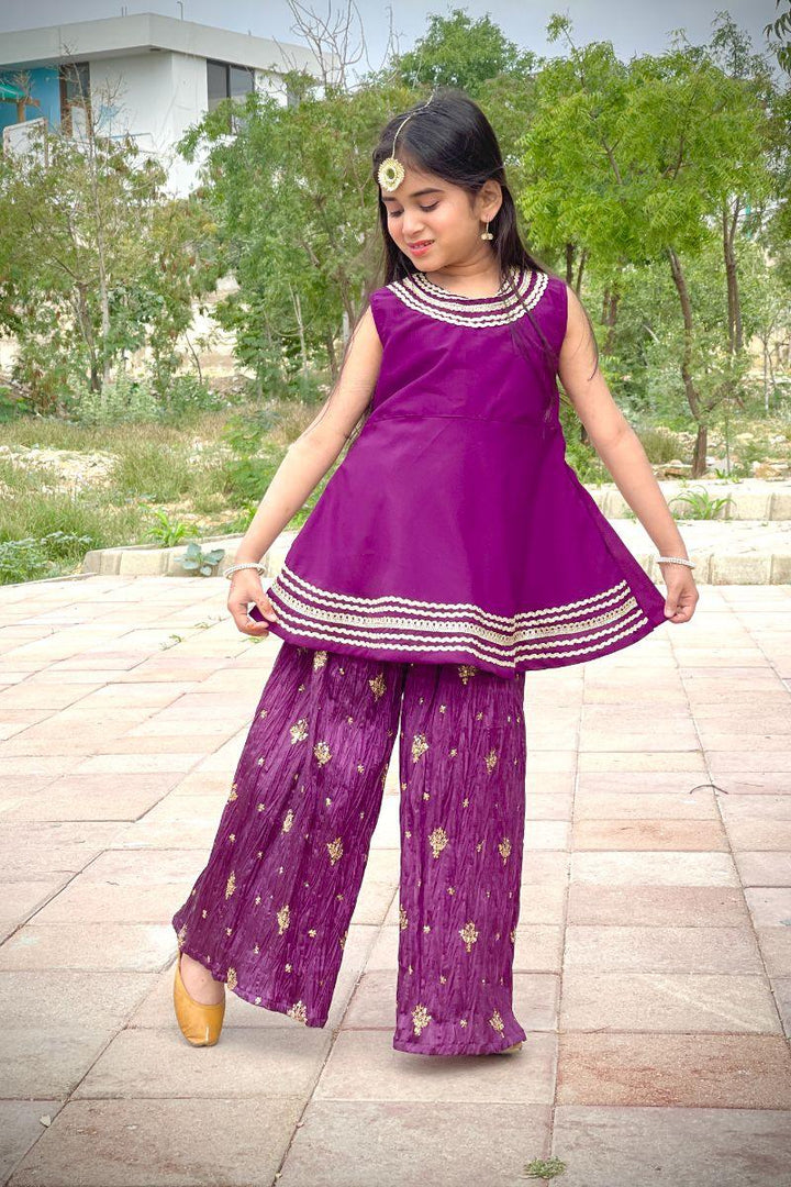 Mom4Little - lavender - Dark Purple - Chiffon - 3 Piece