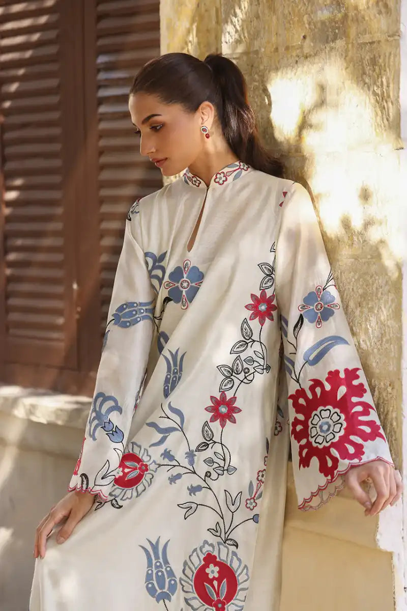 Sania Maskatiya - Imara - Kaftan - Khaadi & Raw Silk - 2 Piece