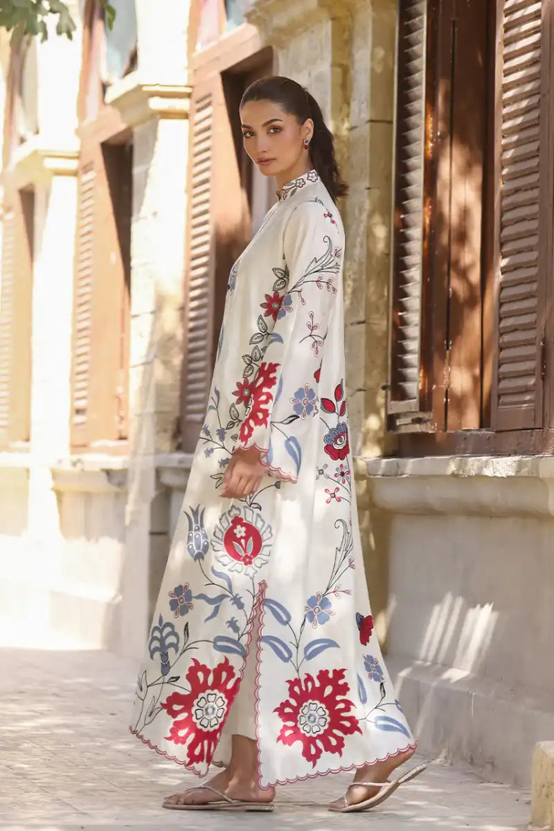 Sania Maskatiya - Imara - Kaftan - Khaadi & Raw Silk - 2 Piece