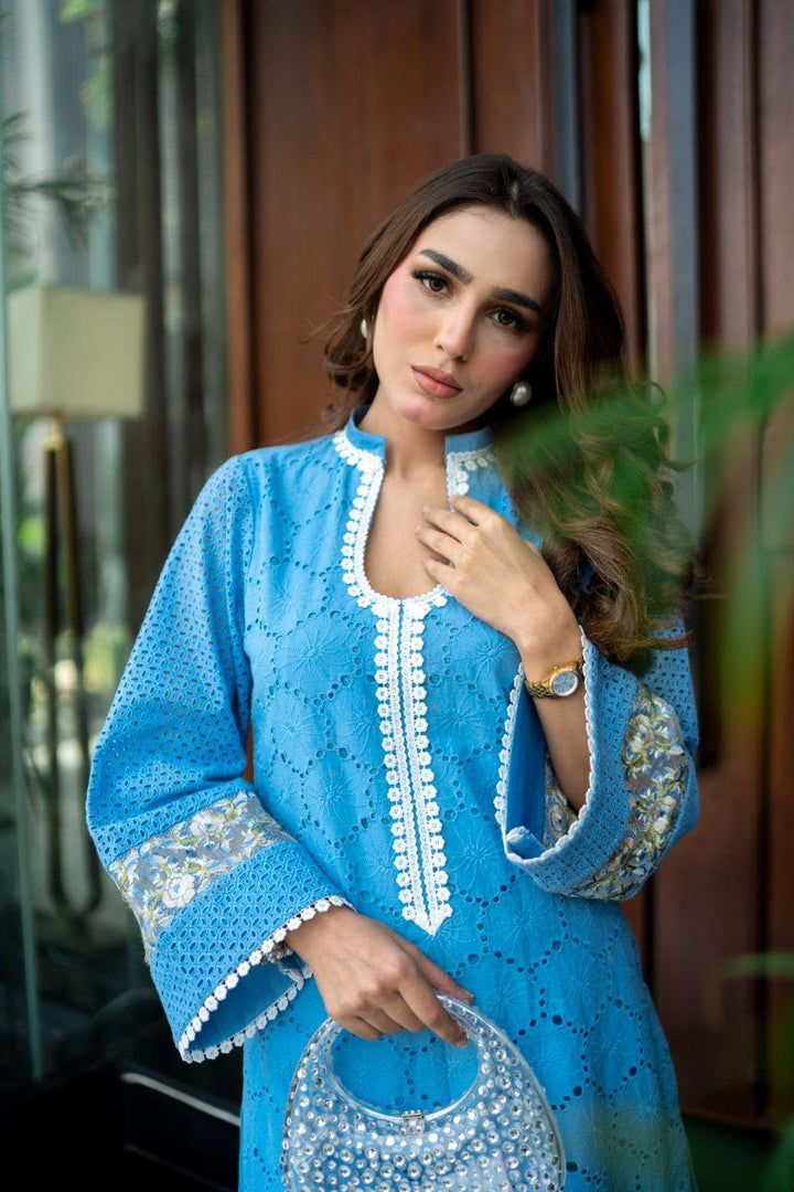 Leon - BLUE BREEZE - Chikankari - 2 Piece