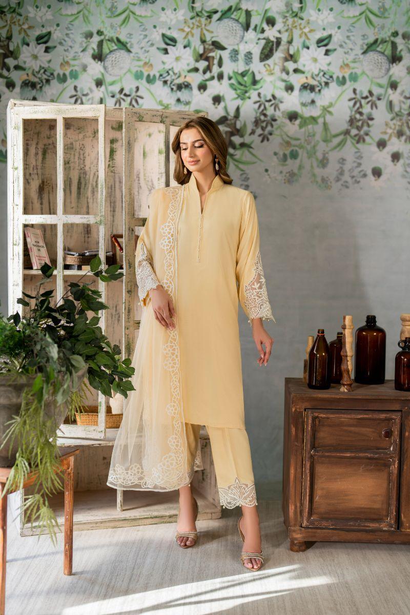 Natasha Kamal - Jayden - light yellow - 3 Piece