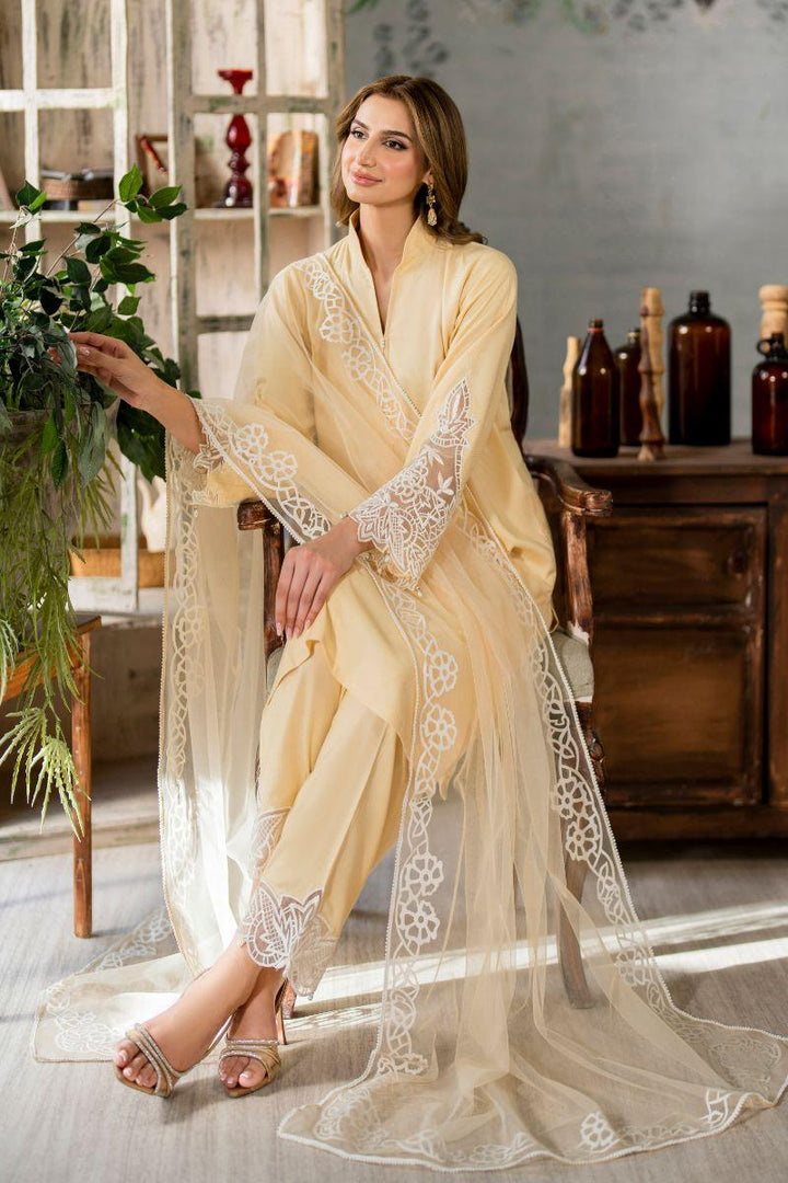 Natasha Kamal - Jayden - light yellow - 3 Piece