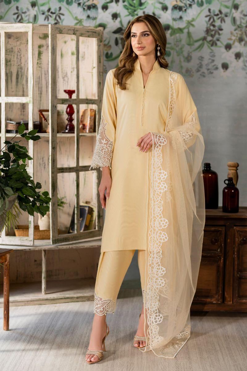 Natasha Kamal - Jayden - light yellow - 3 Piece