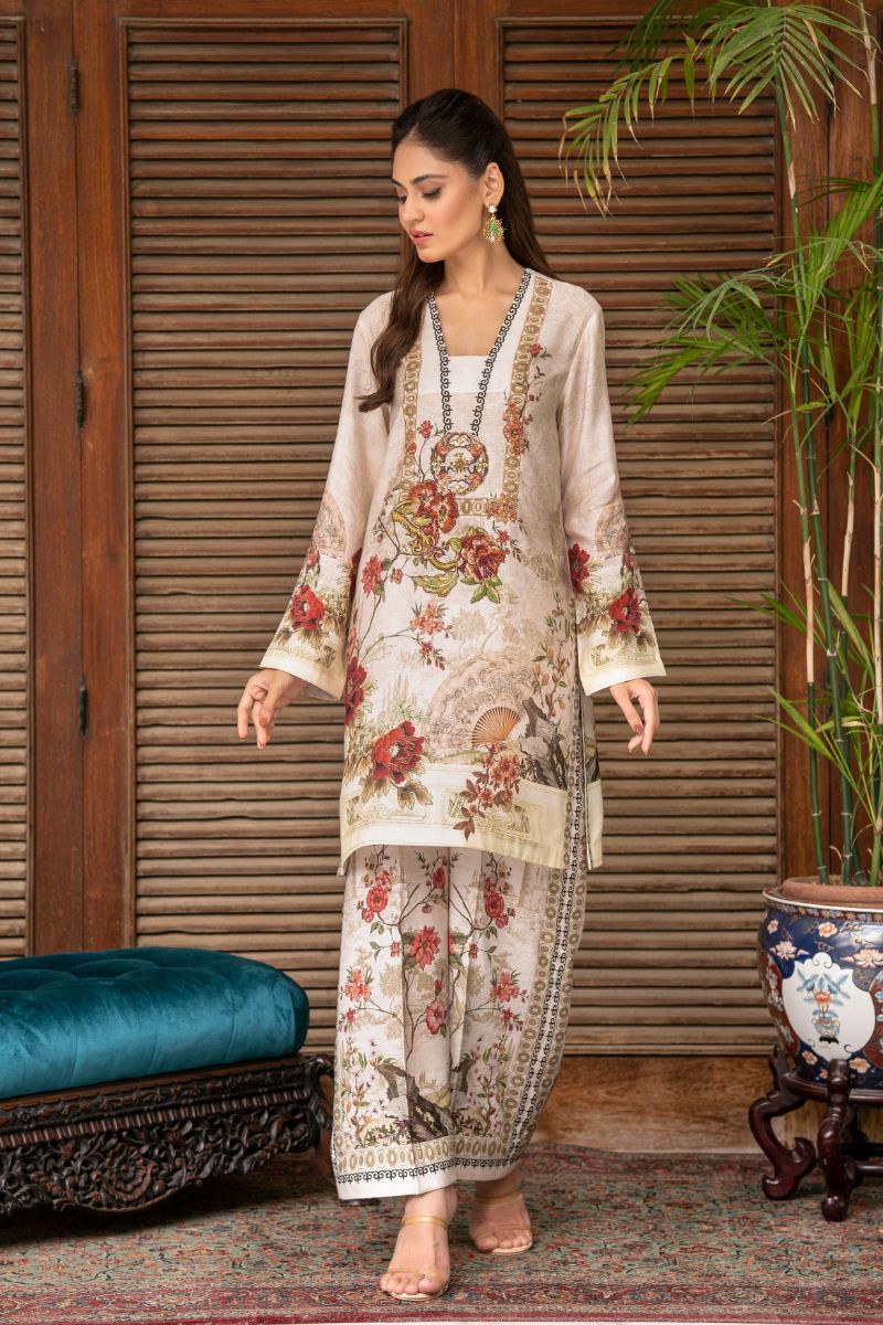 Shamaeel - EKS-07 - Khaddi Silk - 2 Piece