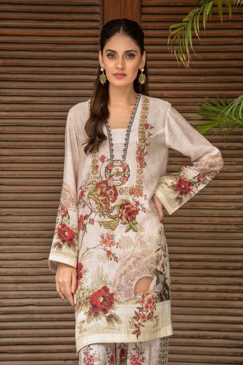 Shamaeel - EKS-07 - Khaddi Silk - 2 Piece