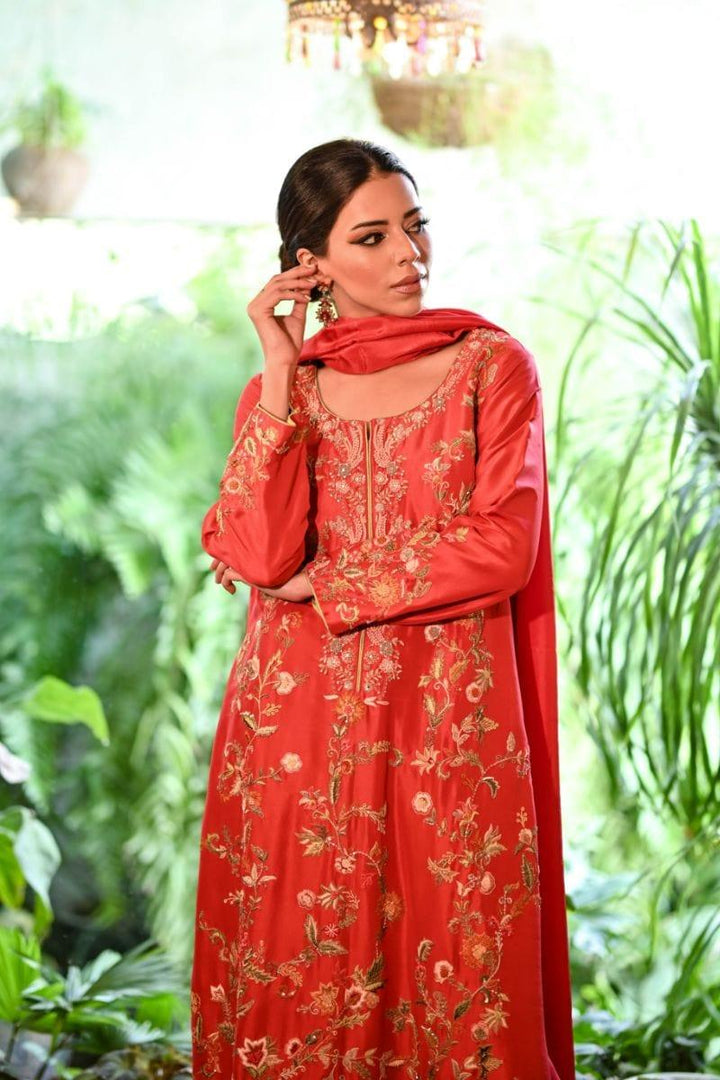 Khayal BY SHAISTA HASSAN - Cashmere pink - raw silk - 3 Piece - Studio by TCS