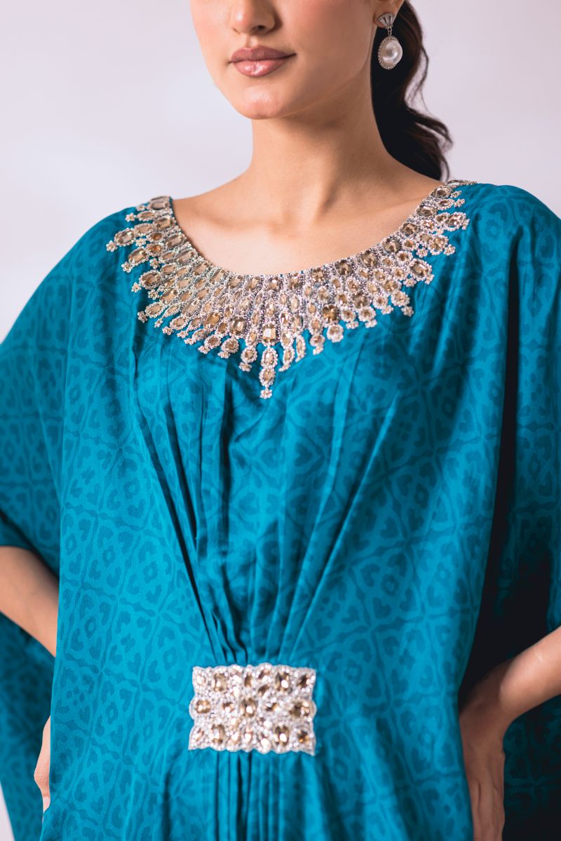 Khayal by Shaista Hasan - Kaftan - Silk Kaftan - 1 Piece