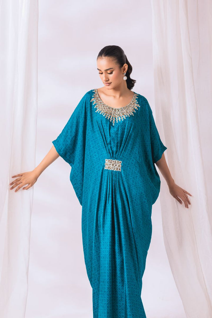 Khayal by Shaista Hasan - Kaftan - Silk Kaftan - 1 Piece