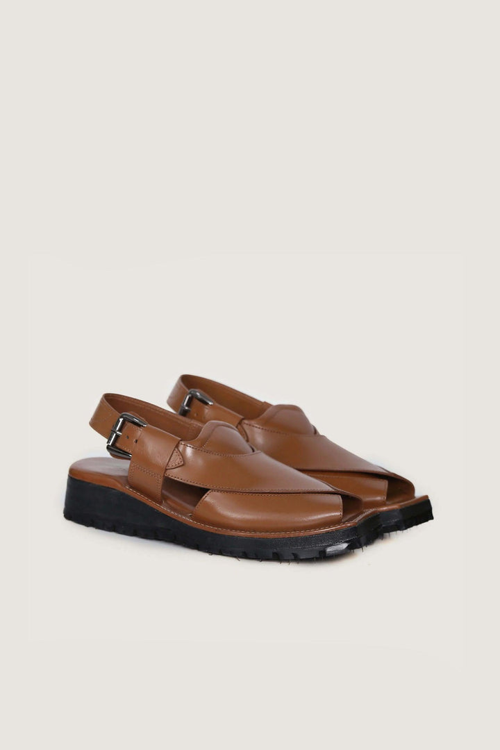 Novado - Kaptaan Chappal - Brown