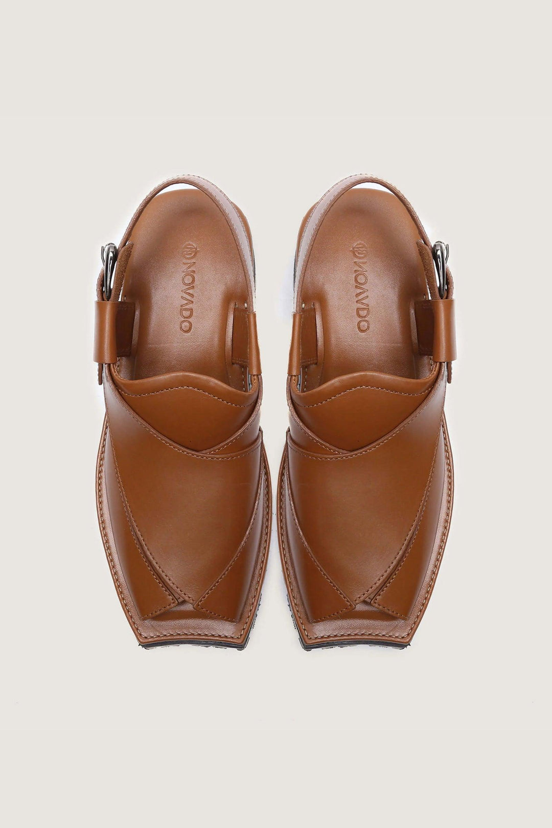 Novado - Kaptaan Chappal - Brown