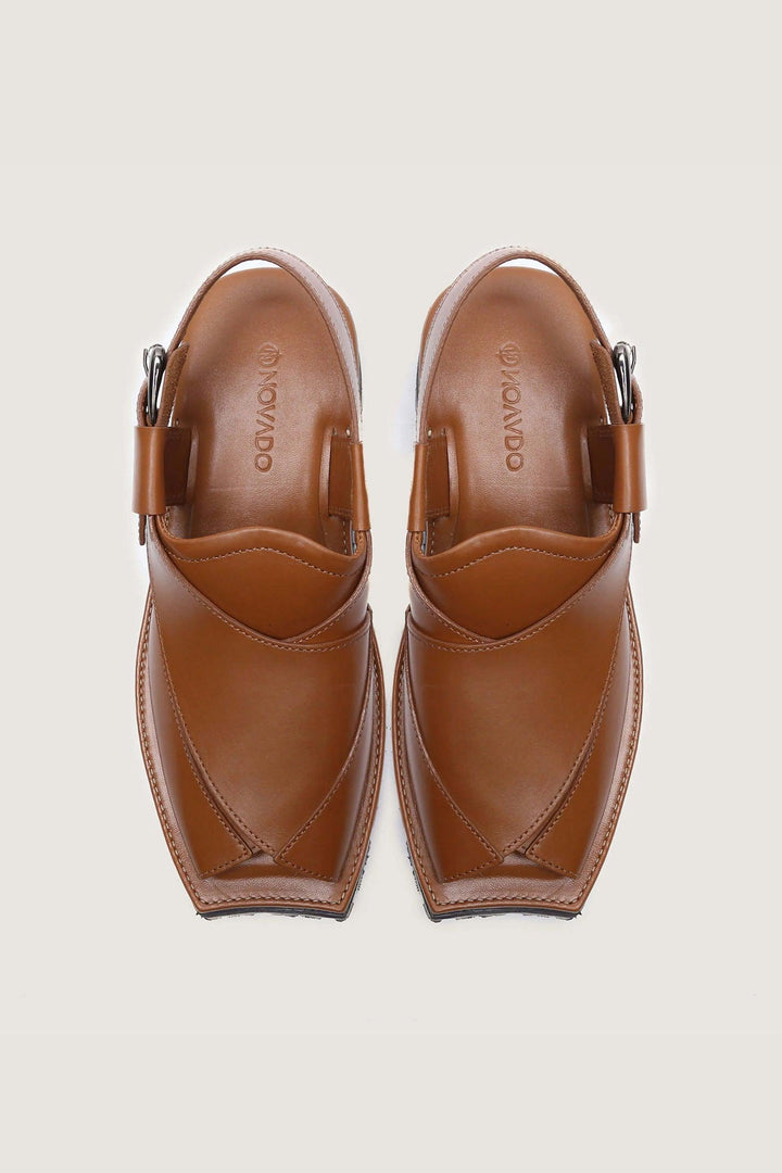 Novado - Kaptaan Chappal - Brown