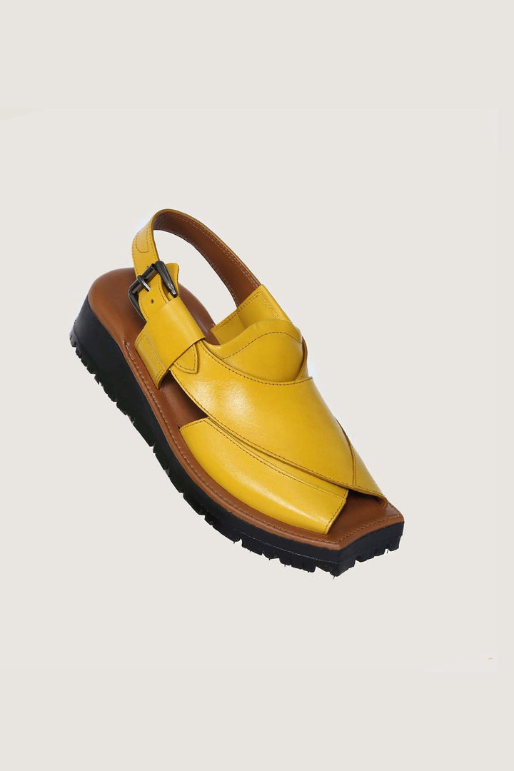 Novado - Kaptaan Chappal - Yellow