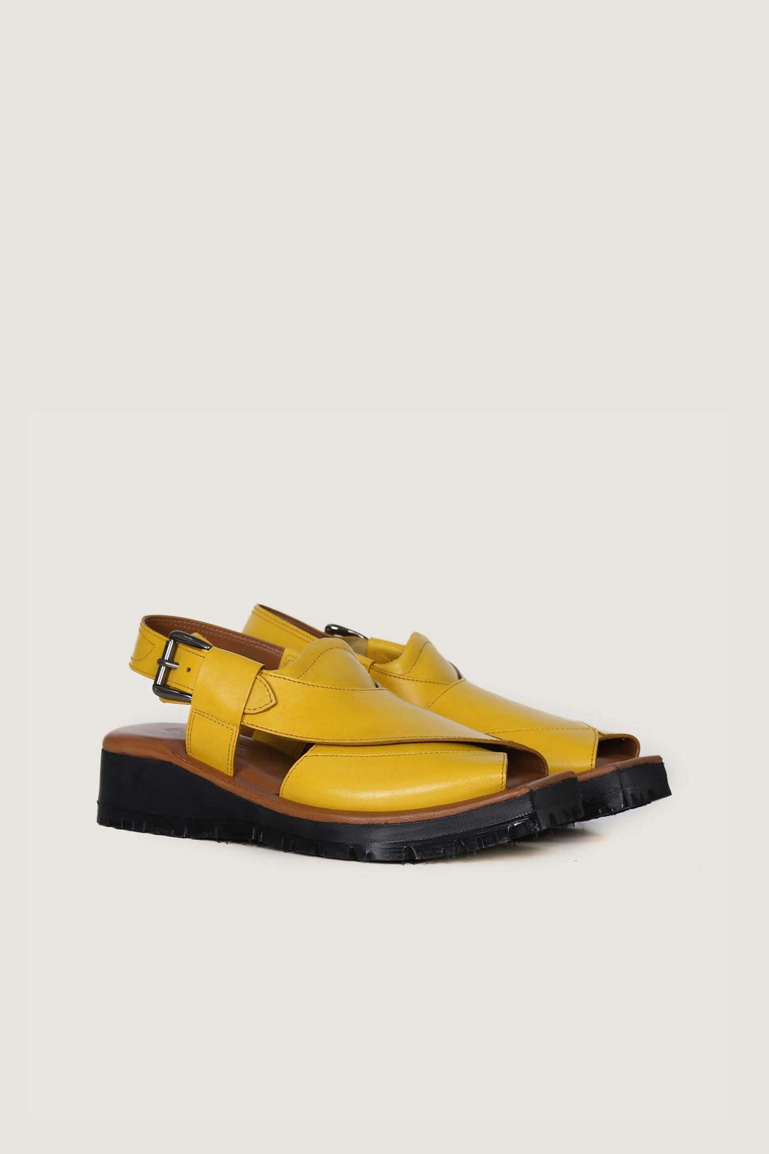 Novado - Kaptaan Chappal - Yellow