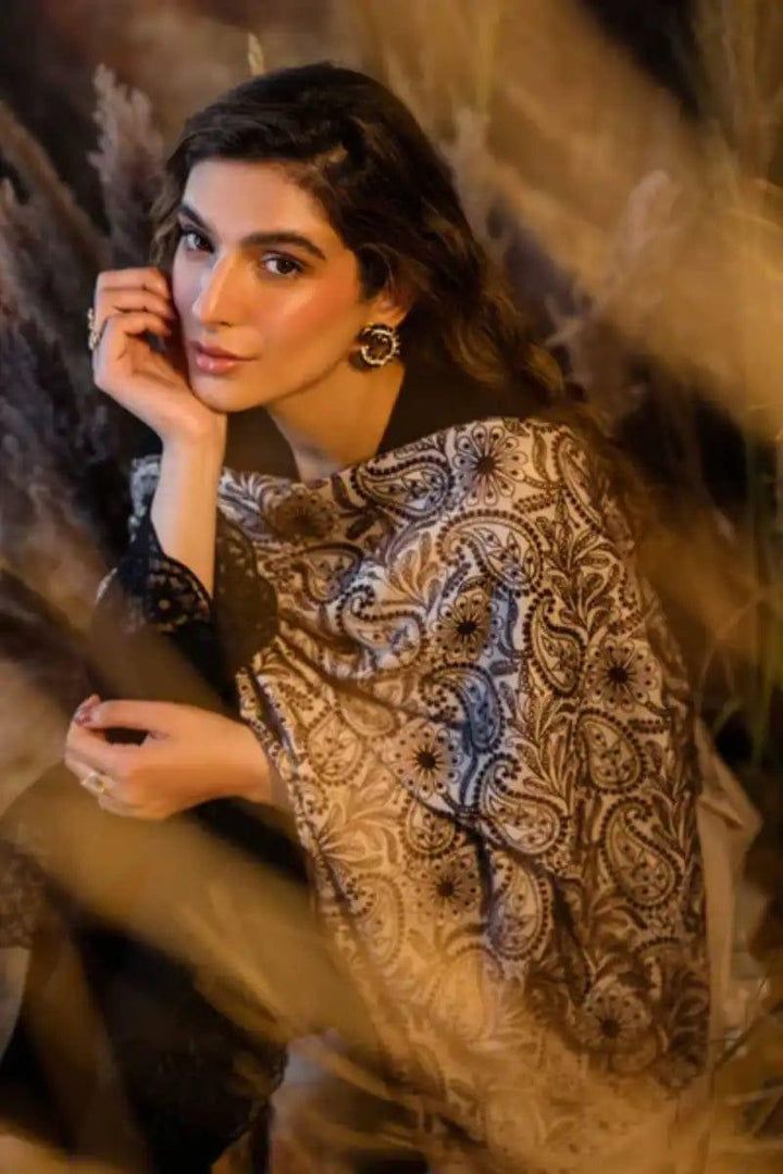 Natasha Kamal - Kiara - black - Silk Karandi - 3 Piece - Studio by TCS