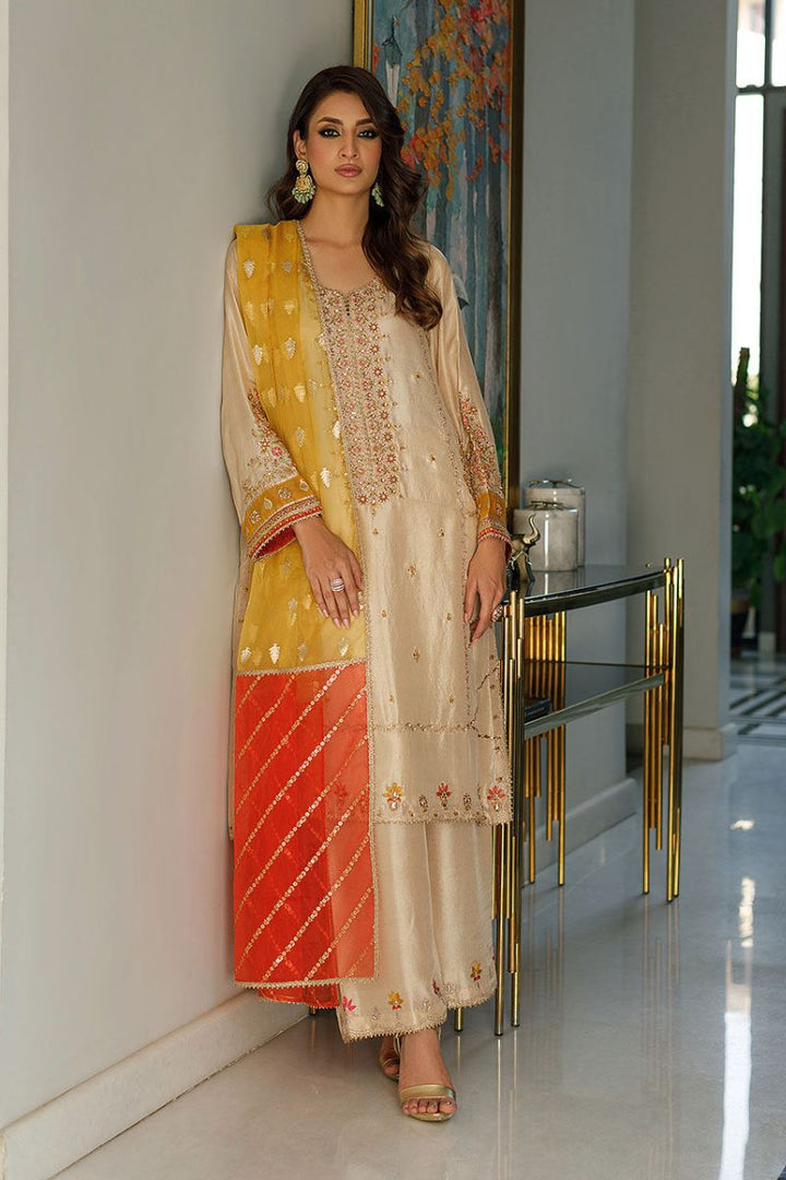 Deepak Perwani - Ktd4064 - Raw Silk - 3 piece