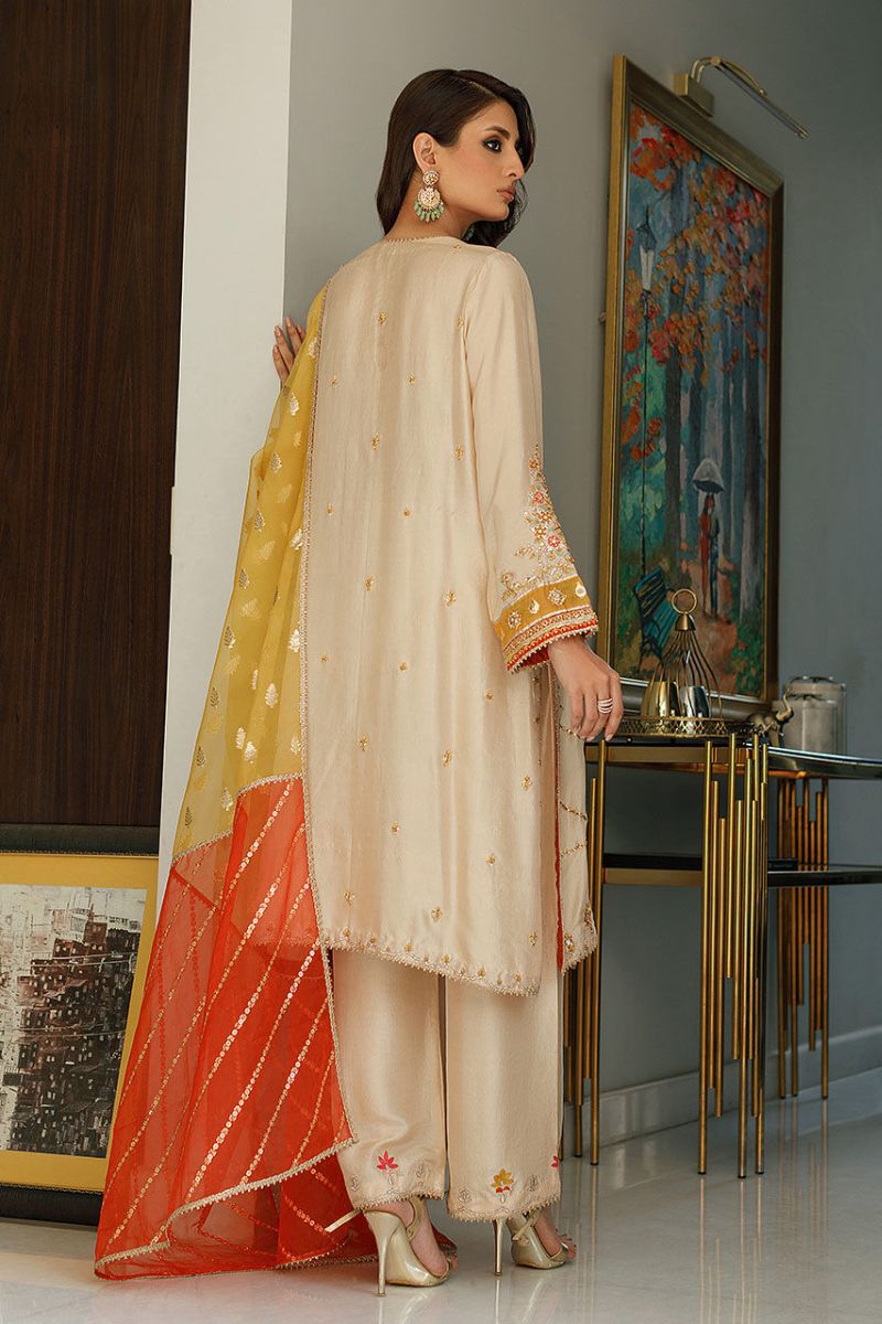 Deepak Perwani - Ktd4064 - Raw Silk - 3 piece