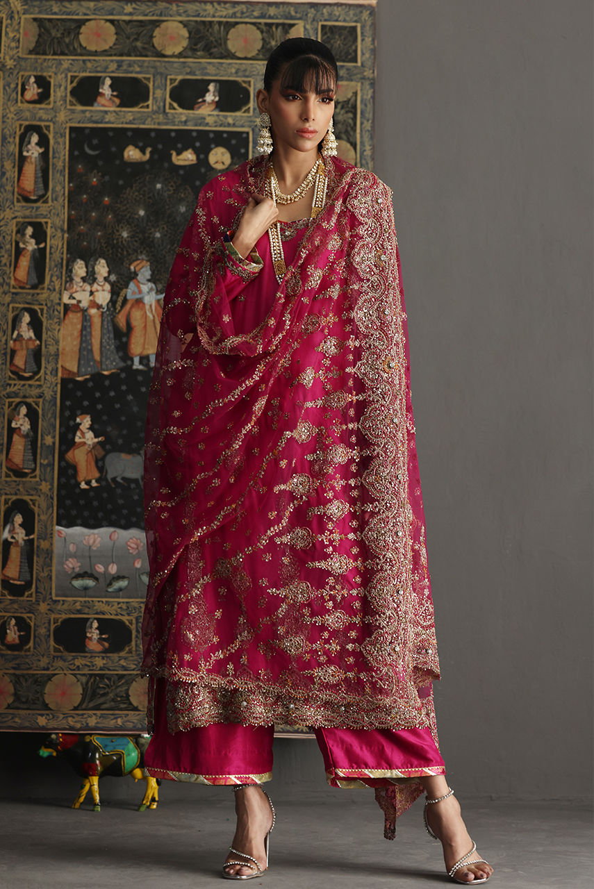 Deepak Perwani - Ktd4085 - Raw Silk - 3 Piece