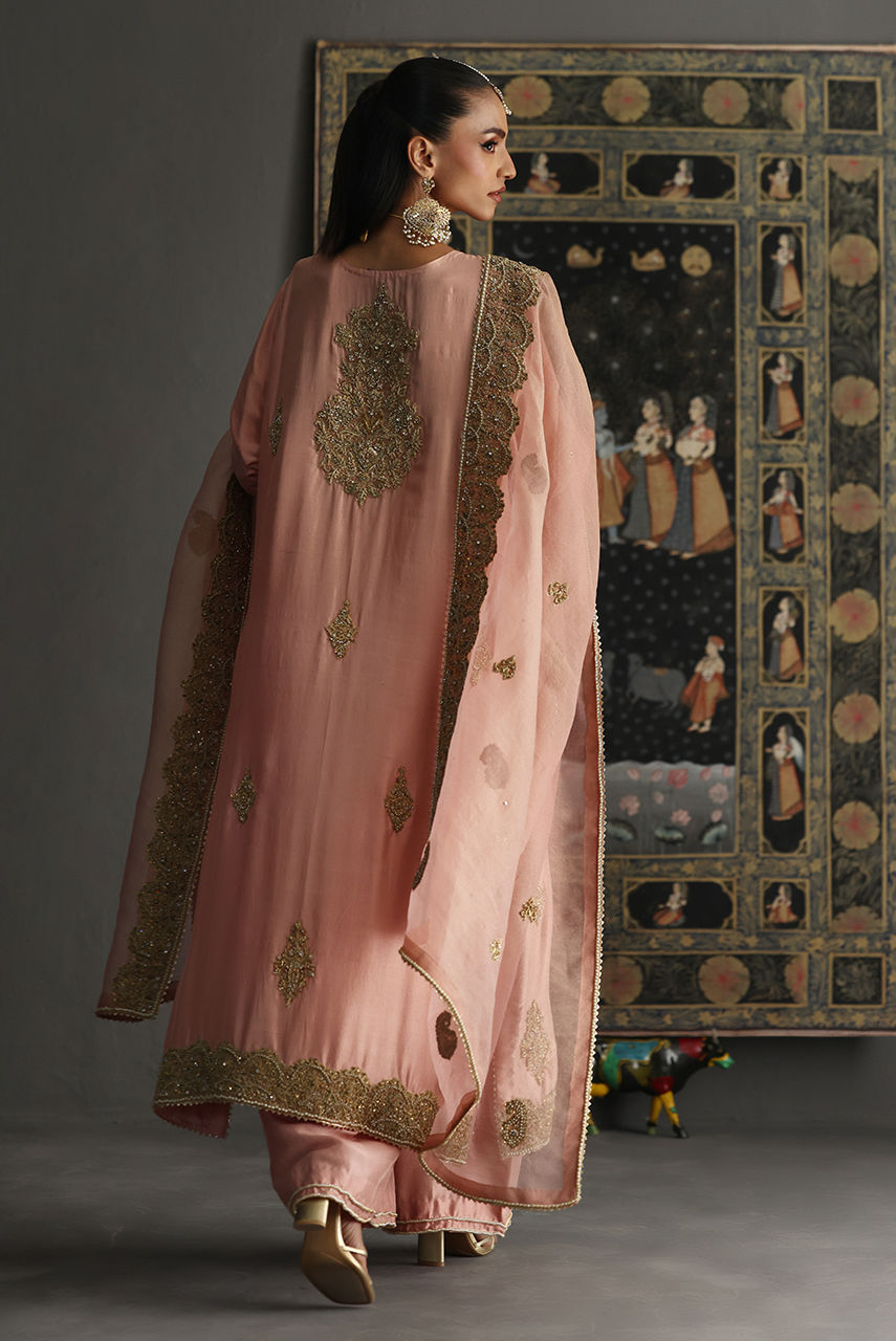 Deepak Perwani - Ktd4106 - Raw Silk - 3 Piece