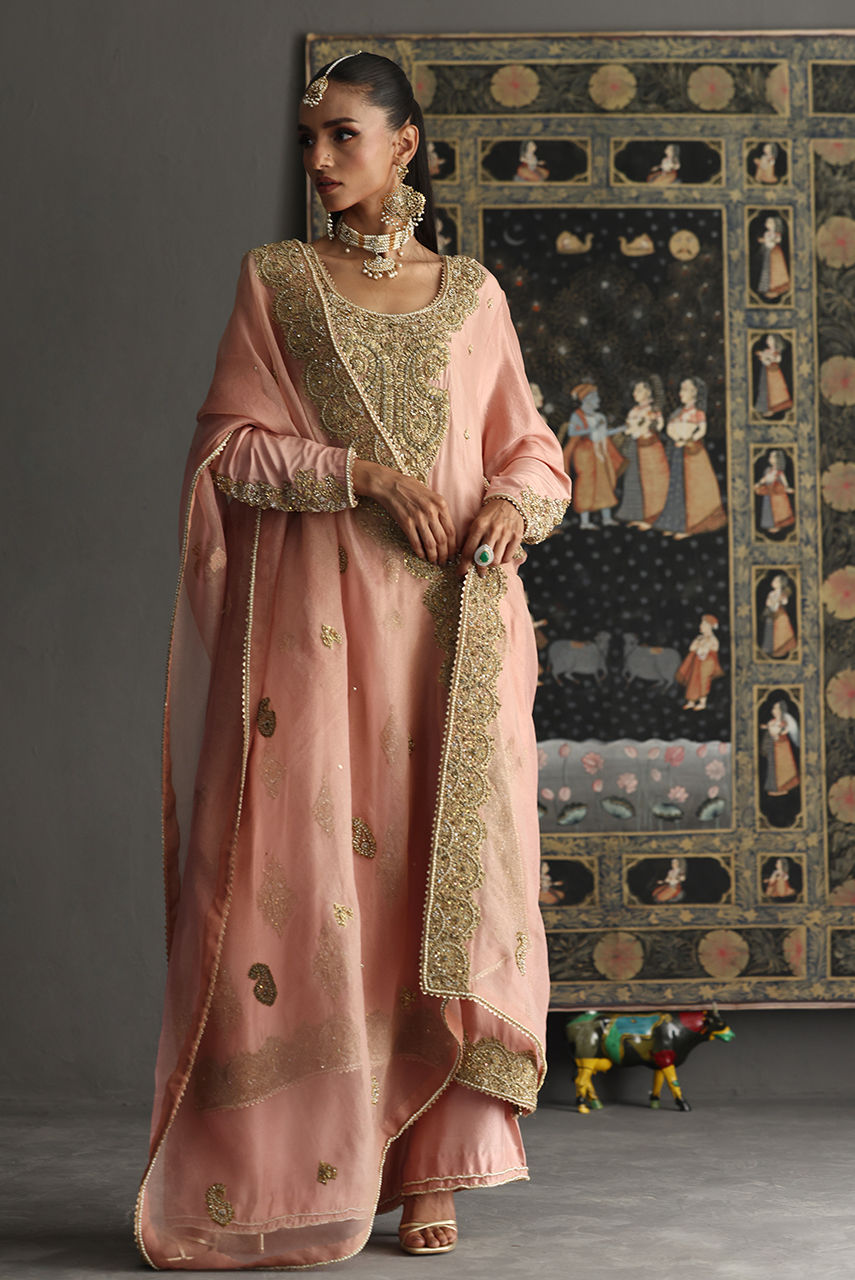 Deepak Perwani - Ktd4106 - Raw Silk - 3 Piece