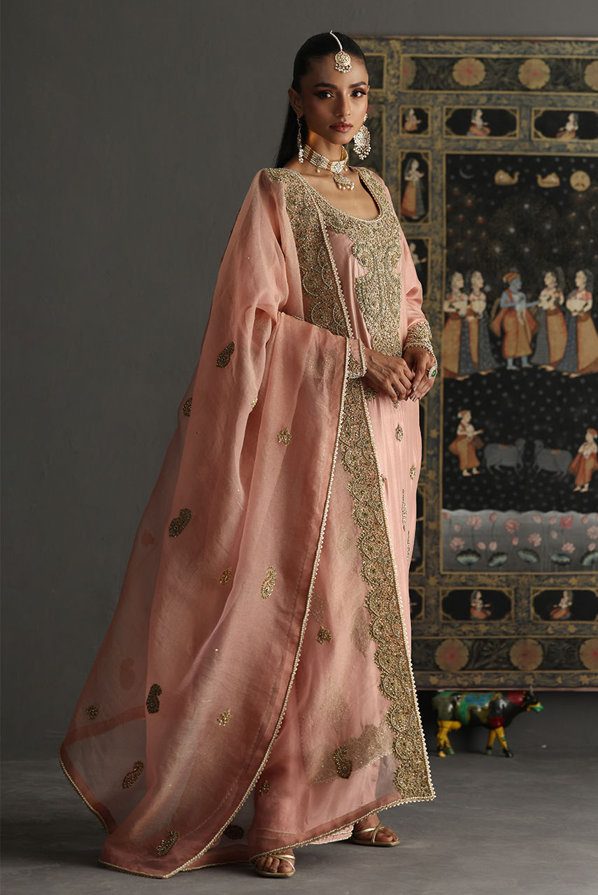 Deepak Perwani - Ktd4106 - Raw Silk - 3 Piece