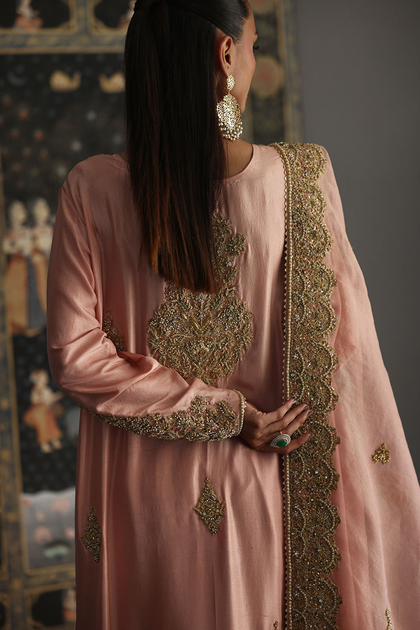 Deepak Perwani - Ktd4106 - Raw Silk - 3 Piece