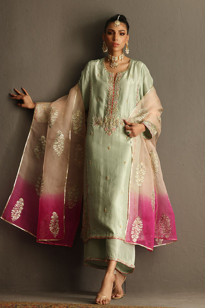 Deepak Perwani - Ktd4112 - Raw Silk - 3 Piece