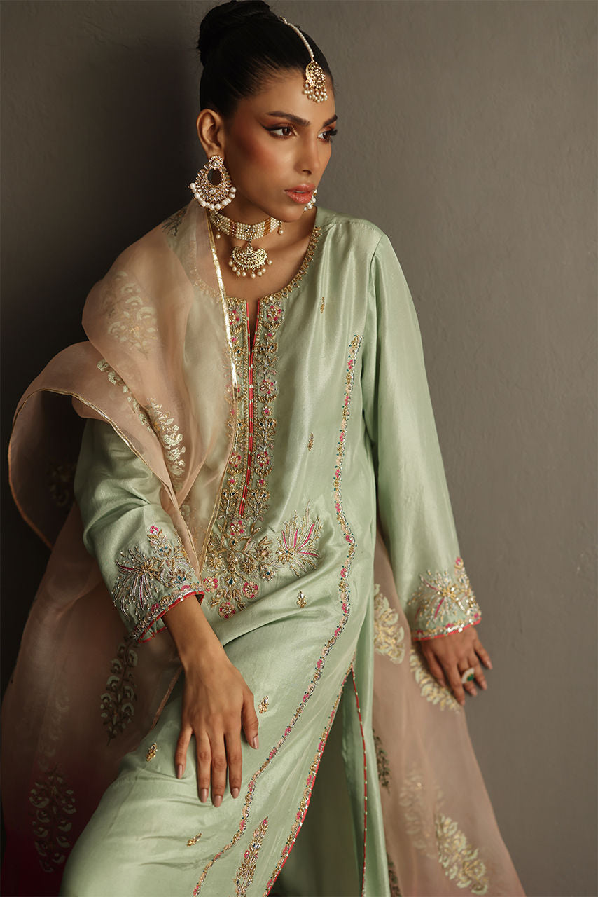 Deepak Perwani - Ktd4112 - Raw Silk - 3 Piece