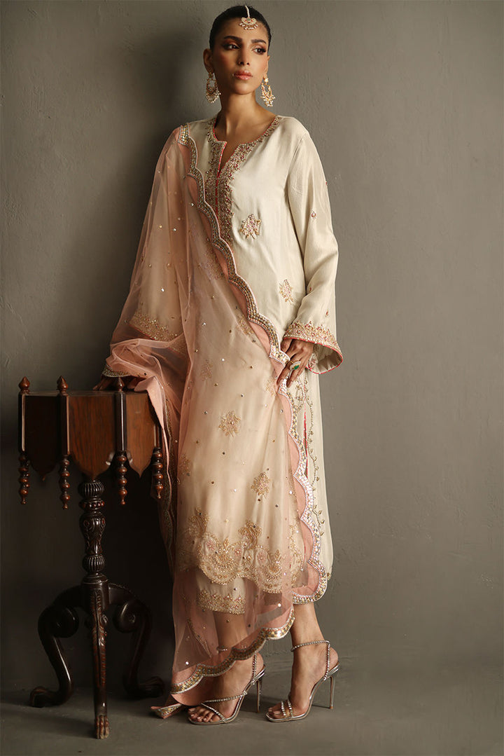 Deepak Perwani - Ktd4113 - Raw Silk - 3 Piece