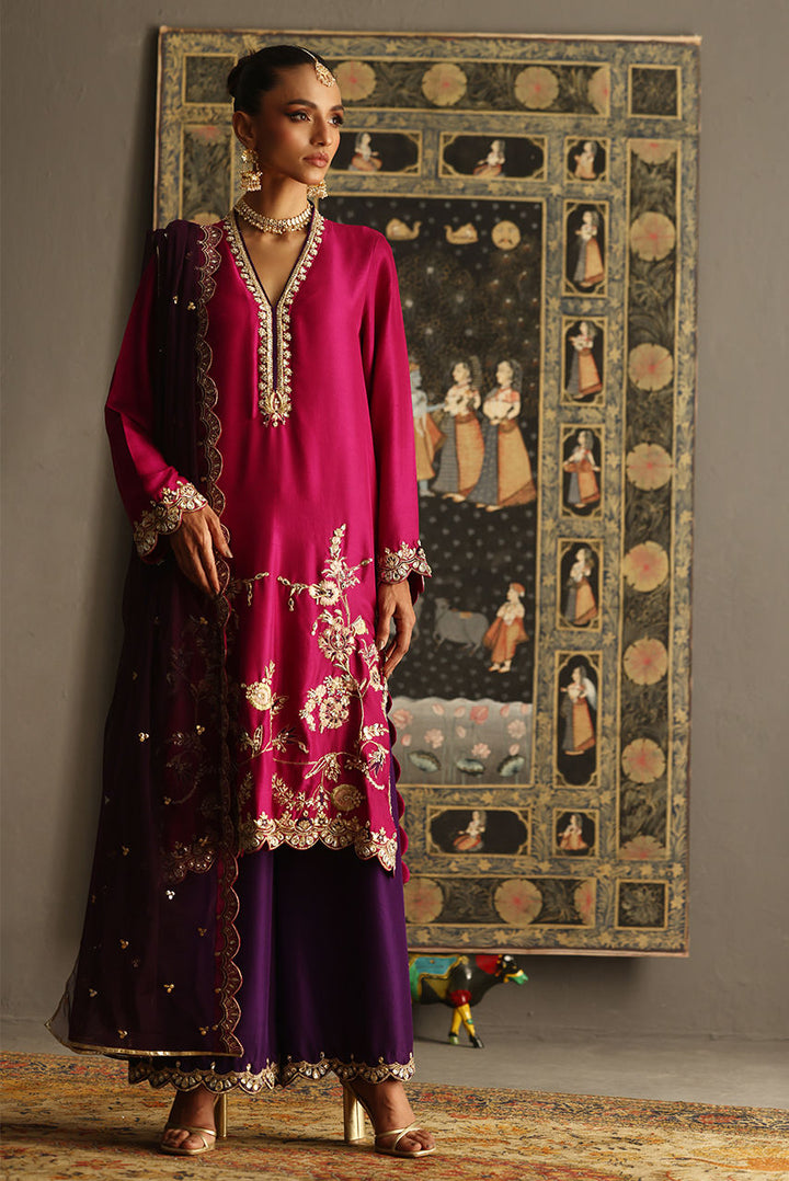 Deepak Perwani - Ktd4115 - Raw Silk - 3 Piece