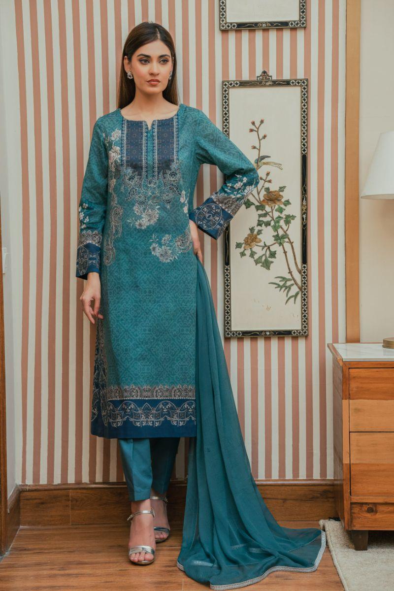 Shamaeel - LE-03 - Lawn - 3 Piece