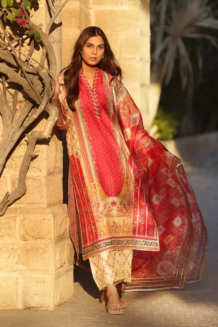 Sania Maskatiya - Lyana (B) - Khaddi Silk & Organza - 3 Piece