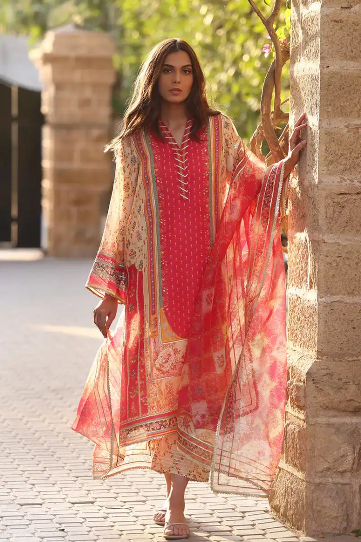 Sania Maskatiya - Lyana (B) - Khaddi Silk & Organza - 3 Piece