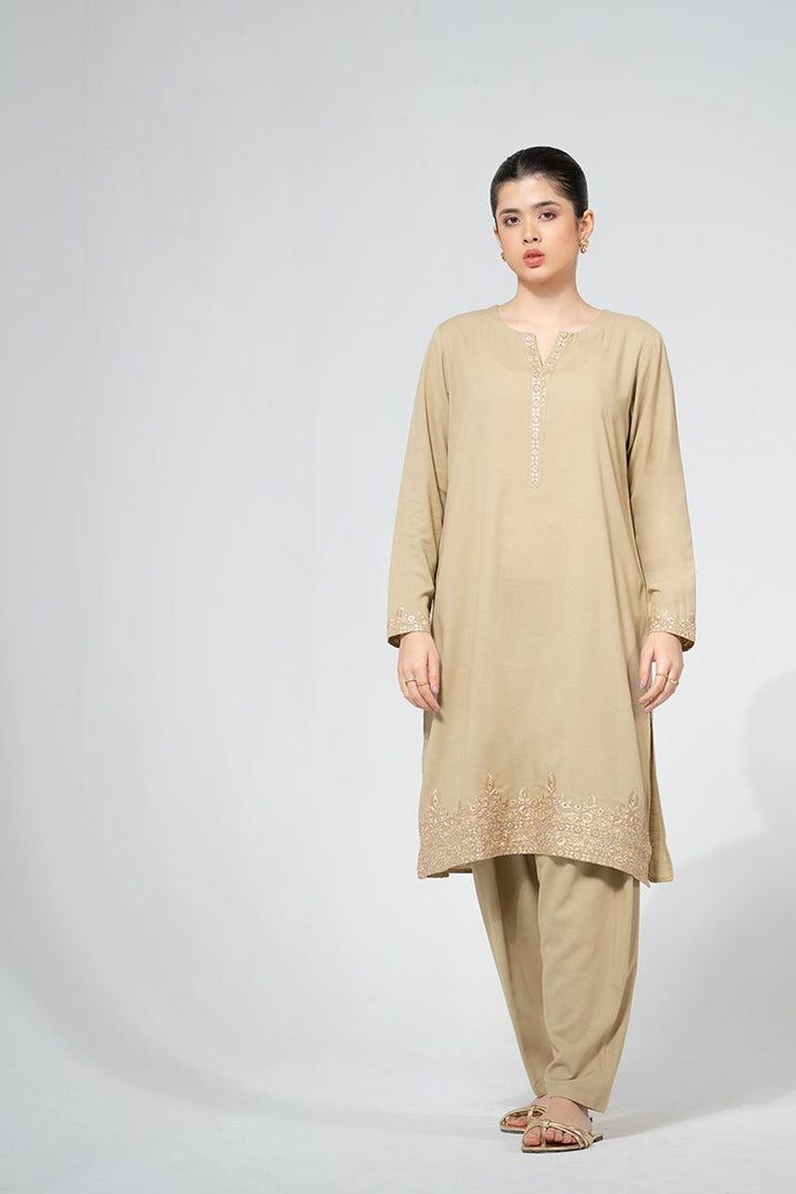 Ego - Goldy 2 piece - Embroidery  - Ayudia - Beige