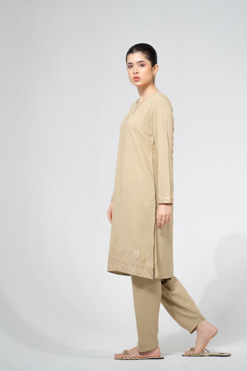 Ego - Goldy 2 piece - Embroidery  - Ayudia - Beige