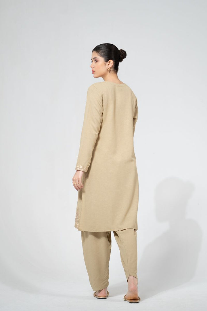 Ego - Goldy 2 piece - Embroidery  - Ayudia - Beige