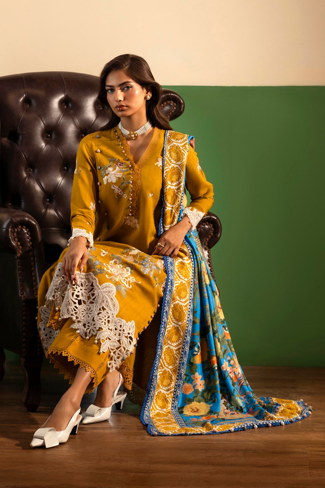 Sana Safinaz - M243-008A-3CP - 3 Piece - Unstitch