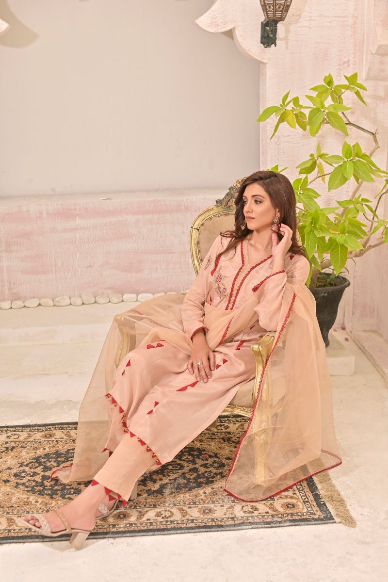 Ruby Couture - MARIGOLD  - Raw Silk  - 3 Piece
