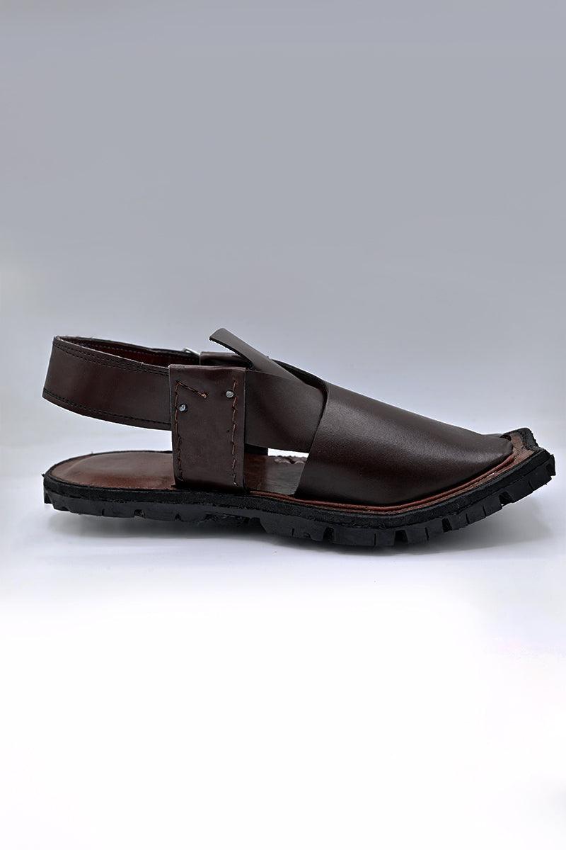 AlifYay Men Peshawri Chappal Chocolate brown AY MPC01 - Chocolate brown