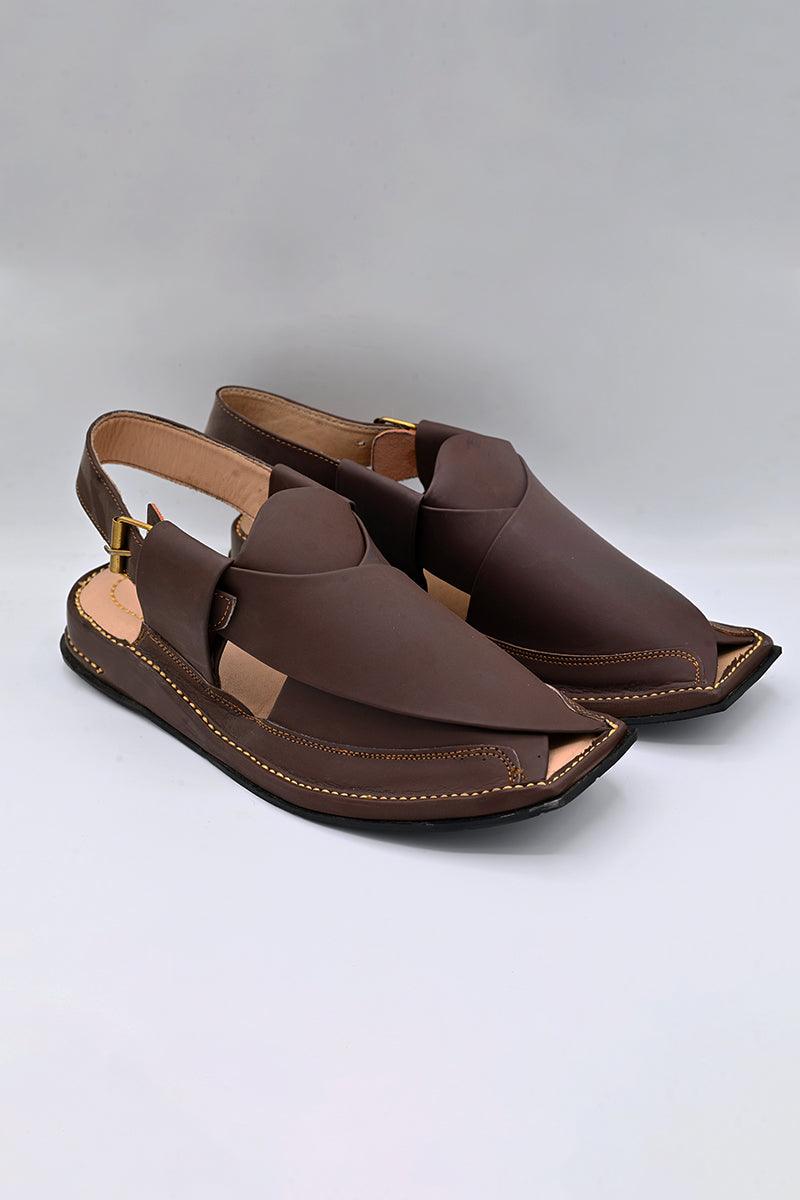 AlifYay Men Peshawri Chappal Brown AY MPC09