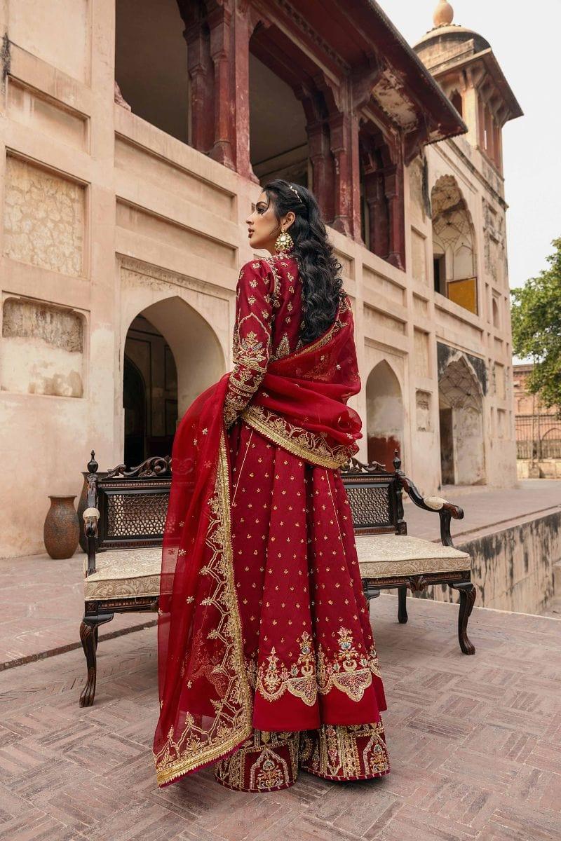 Basit Sipra - MUMTAZ MAHAL D04 - Silk & Organza - 3 Piece - Studio by TCS