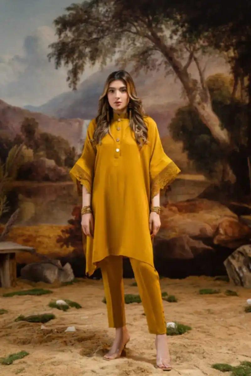 Natasha Kamal - Maple - mustard - Wool - 3 Piece - Studio by TCS